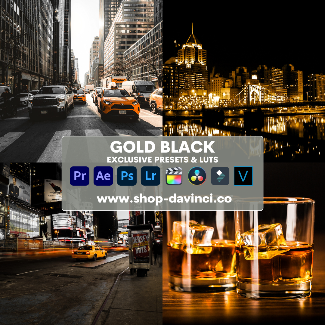Gold Black Luts