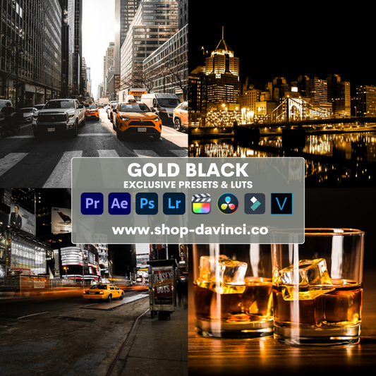 Gold Black Luts